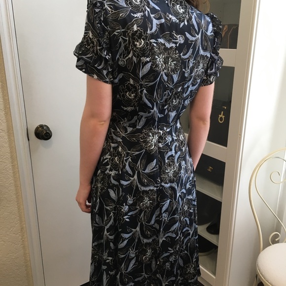 Antonio Melani 100% SILK MIDI Cocktail Dress - Picture 4 of 8